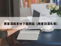 西宁黑客漫画素材下载网站（黑客动漫头像）
